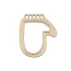 Figurina Manusa Blank pentru Tesut Margele - Loom Beads - 100x90mm - gaurele 1mm - B09