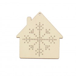 Figurina Tip Gherghef - Casuta - gaurele 1.5 mm - C01 - 10x10 cm