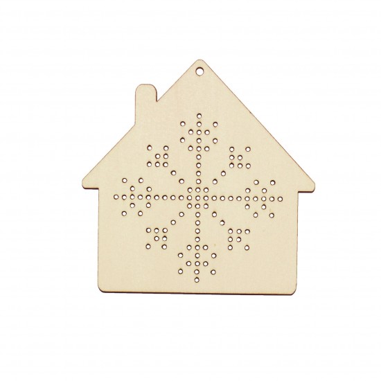 Figurina Tip Gherghef - Casuta - gaurele 1.5 mm - C01 - 10x10 cm