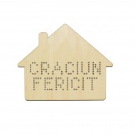 Figurina Tip Gherghef - Casuta - gaurele 1.5 mm - C06 - 15x12 cm