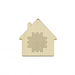 Figurina Tip Gherghef - Casuta - gaurele 1 mm - C07 - 8x8 cm