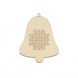 Figurina Tip Gherghef - Clopotel - gaurele 1 mm - C03 - 10x8 cm