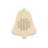 Figurina Tip Gherghef - Clopotel - gaurele 1 mm - C03 - 10x8 cm