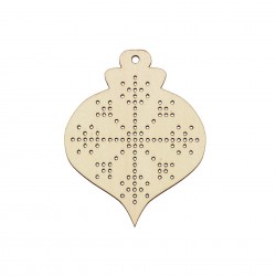 Figurina Tip Gherghef - Glob - gaurele 1.5 mm - G08 - 100x80 mm