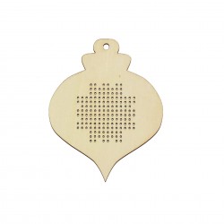 Figurina Tip Gherghef - Glob - gaurele 1 mm - G10 - 100x80 mm