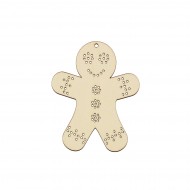Figurina Tip Gherghef - Om Turta Dulce - gaurele 1.5 mm - T04 - 100x80 mm