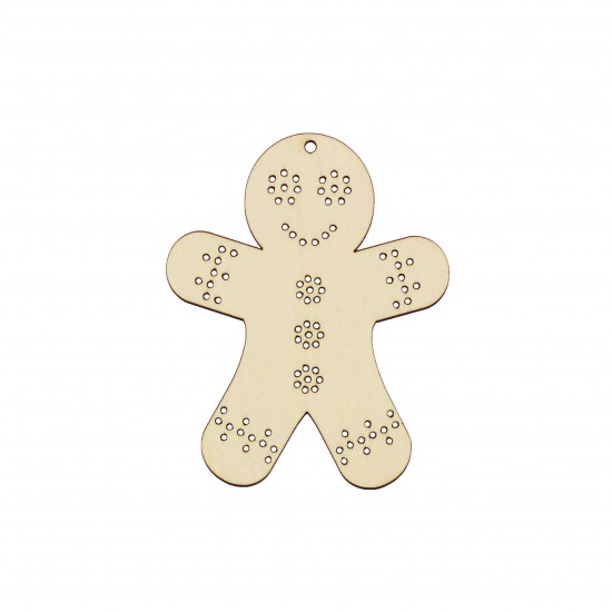 Figurina Tip Gherghef - Om Turta Dulce - gaurele 1.5 mm - T04 - 100x80 mm