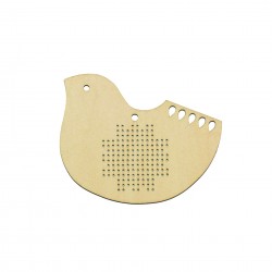 Figurina Tip Gherghef - Pasare - gaurele 1 mm - B01 - 10X8 cm