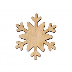 Figurina Fulg de Zapada Blank H15cm - F1 - 150x130 mm