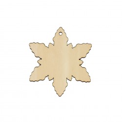Figurina Fulg de Zapada Blank H10cm - F02 - 100x90 mm