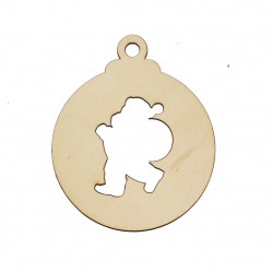 Figurina Glob Rotund Simplu Blank - G13