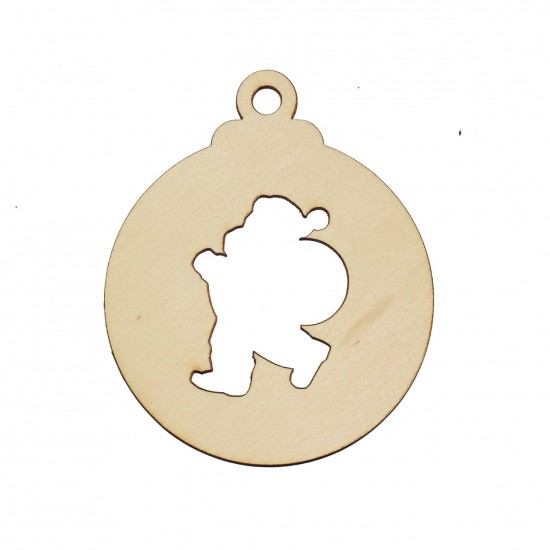 Figurina Glob Rotund Simplu Blank - G13