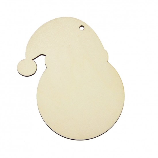 Figurina Glob Blank din Lemn cu Caciula - G17 - 140x120 mm