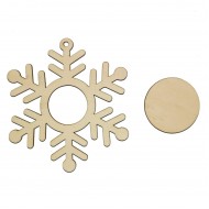 Set 2 Figurine Decoratiune Brad Blank - 06 - 120x108mm