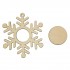 Set 2 Figurine Decoratiune Brad Blank - 06 - 120x108mm