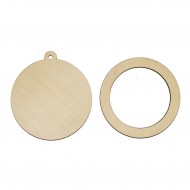Set 2 Figurine Decoratiune Brad Blank - 09 - 110x100mm