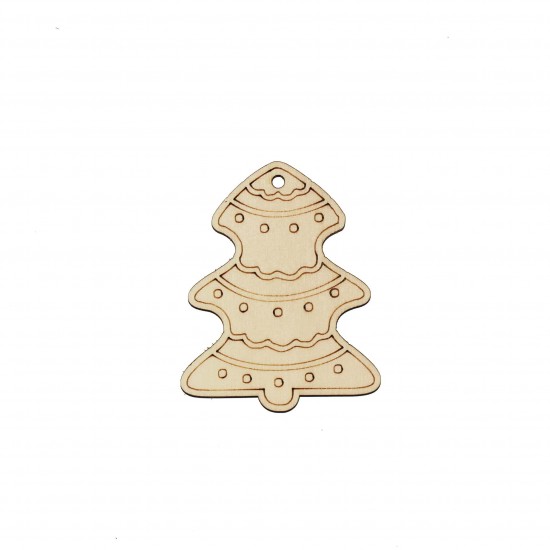 Decoratiune Blank Conturata pentru Pictat - P08 - 85x70 mm