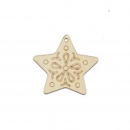 Decoratiune Blank Conturata pentru Pictat - P16 - 90x80 mm