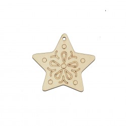 Decoratiune Blank Conturata pentru Pictat - P16 - 90x80 mm