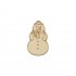 Decoratiune Blank Conturata pentru Pictat - P17 - 80x50mm