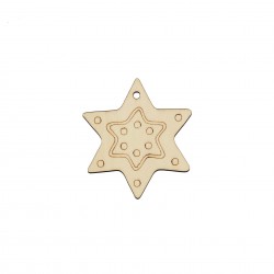 Decoratiune Blank Conturata pentru Pictat - P24 - 80x73mm