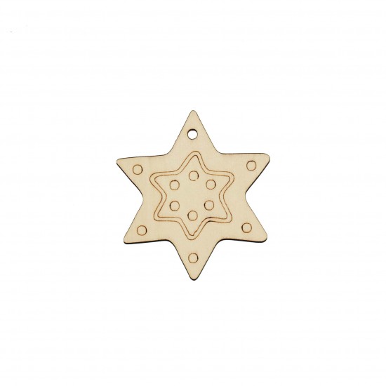 Decoratiune Blank Conturata pentru Pictat - P24 - 80x73mm