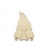 Decoratiune Blank Conturata pentru Pictat - P33 - 100x69 mm