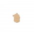 Figurina Mos Craciun Blank H10cm - M3 - 100X75 mm