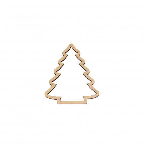 Figurina Brad de Craciun Blank H10cm - B04 - 100x90 mm