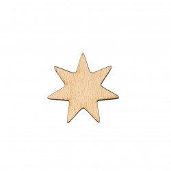 Figurina Stea din Lemn - S08 - 100x100 mm