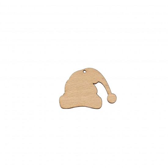 Figurina Caciula Mos Craciun Blank H5cm - C01 - 70x50 mm