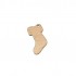 Figurina Soseta Craciun Blank H10cm - S02 - 100x60 mm