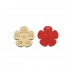 Figurina Tip Gherghef - Floare - gaurele 1 mm - Spate Fetru - 40x40 mm