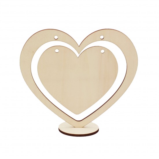 Ornament Blank Inima cu baza Blank