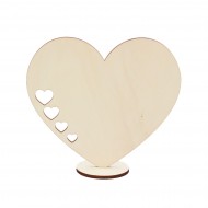 Ornament Blank Inima cu Inimioare decupate