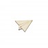 Figurina Avion stil Origami Blank - 45x33 mm