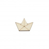 Figurina Barca stil Origami Blank - 45x32 mm