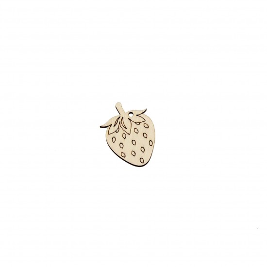 Figurina Capsuna Blank - 40x39 mm