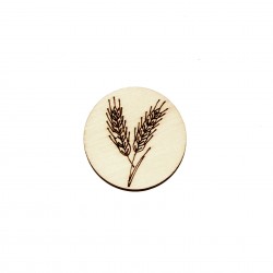 Figurina Cerc cu Spice Grau Blank - 40x40 mm