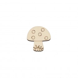 Figurina Ciuperca Gravata Blank - 40x39 mm
