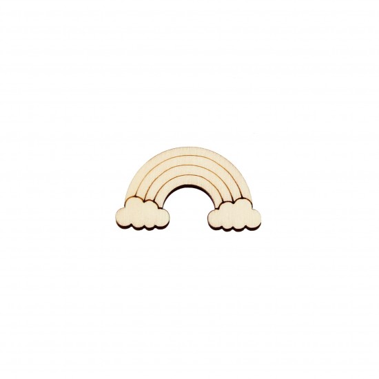 Figurina Curcubeu Blank - 45x25 mm