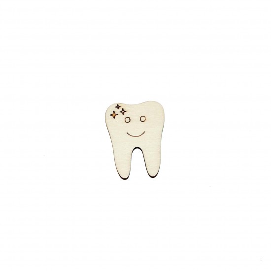 Figurina Dinte Blank - 40x31 mm