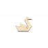 Figurina Lebada stil Origami Blank - 45x41 mm