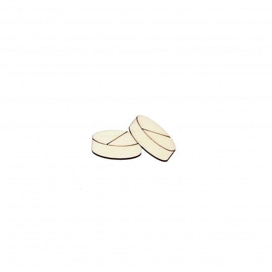 Figurina Pastile Blank - 45x24 mm