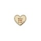 Figurina Tip Gherghef - Inima Personalizata cu Text - gaurele 1.5 mm - 45x40 mm