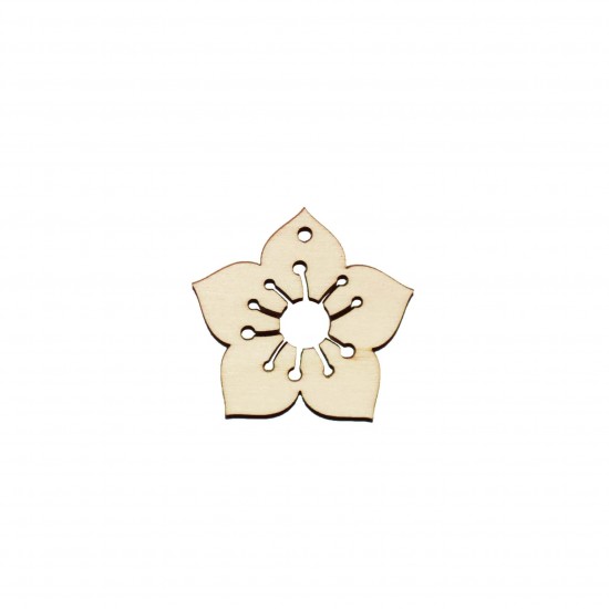 Figurina Floare Lotus Blank - 42x40 mm