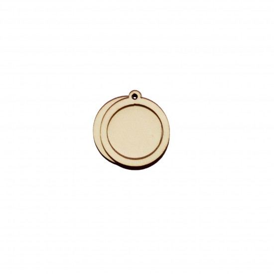 Set Doua Figurine Rotunde Blank - 33x30mm