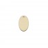 Figurina Oval Perforat Blank - 40x27 mm