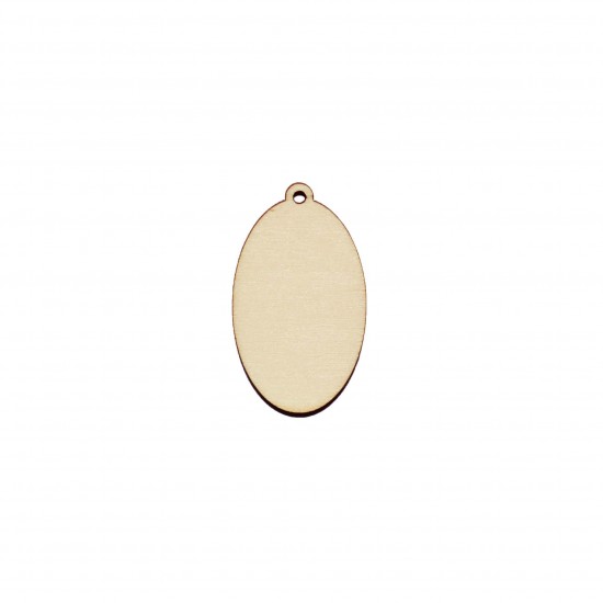 Figurina Oval Blank - 43X25 mm