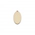 Figurina Oval Blank - 43X25 mm
